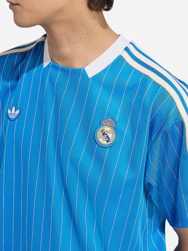 Maillot de football real madrid terrace icons bleu adulte - Adidas