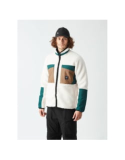 Veste polaire zippée pemberton blanche homme - Picture