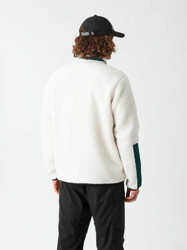 Veste polaire zippée pemberton blanche homme - Picture