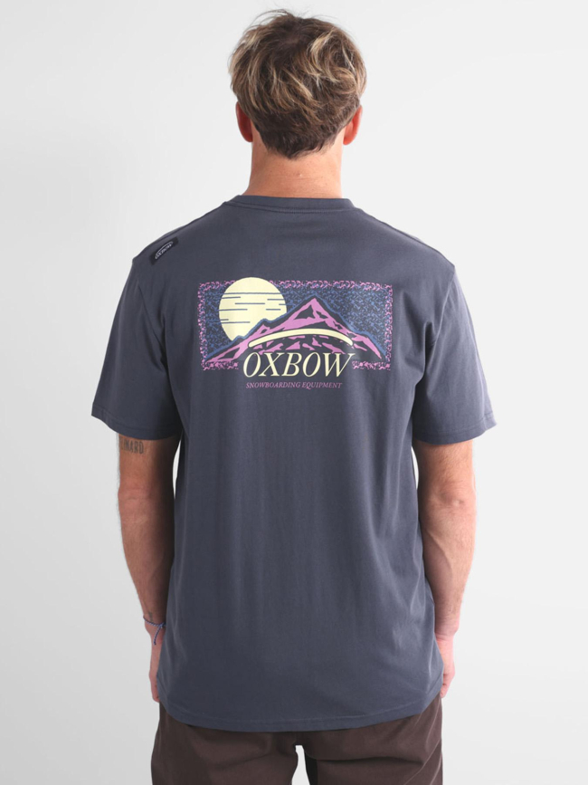 T-shirt à manches courtes summit gris homme - Oxbow