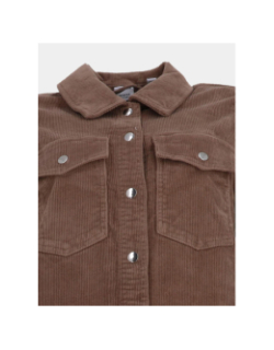 Robe courte en velours côtelé vmfenja marron femme - Vero Moda