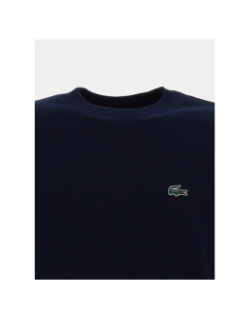Sweat à col rond uni bleu marine homme - Lacoste