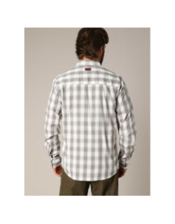Chemise à carreaux pieter gris homme - Deeluxe