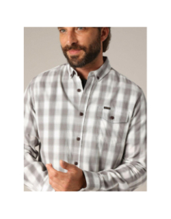 Chemise à carreaux pieter gris homme - Deeluxe