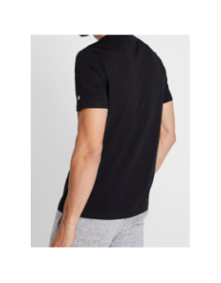 T-shirt à manches courtes logo brodé noir enfant - Champion