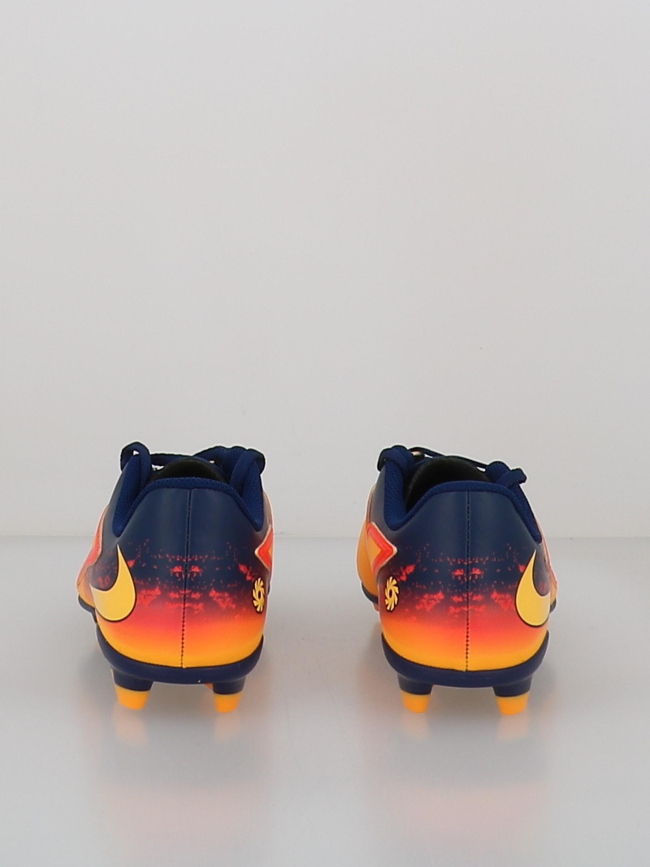 Chaussures de football phantom 6 fg/mg orange enfant - Nike