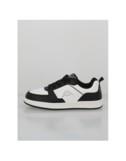 Baskets logo shay blanc noir enfant - Kappa