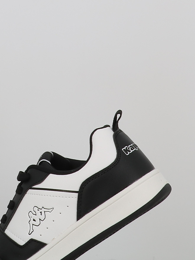 Baskets logo shay blanc noir enfant - Kappa