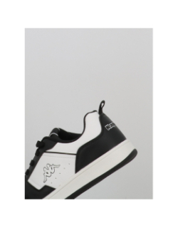 Baskets logo shay blanc noir enfant - Kappa