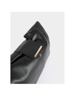 Sac demi-lune à noeuds noir femme - Morgan