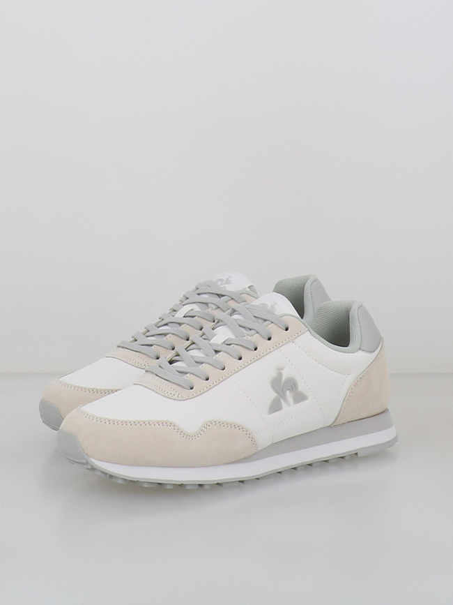 Baskets astra 2 blanc beige homme - Le Coq Sportif