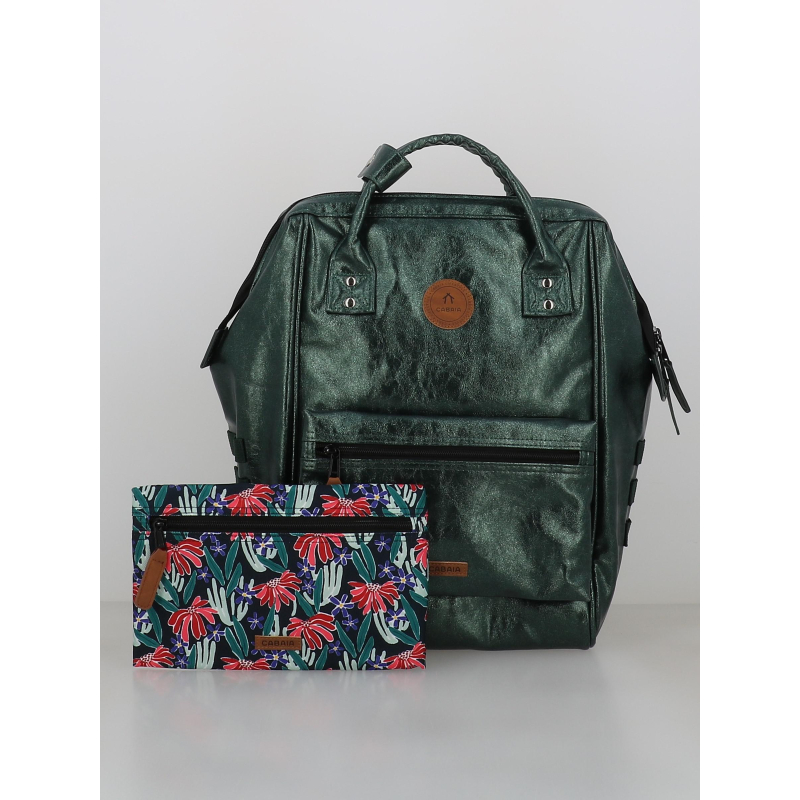 Sac à dos adventurer M lucerne métallisé vert - Cabaïa