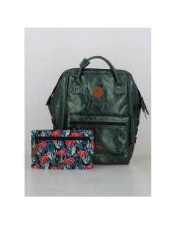 Sac à dos adventurer M lucerne métallisé vert - Cabaïa