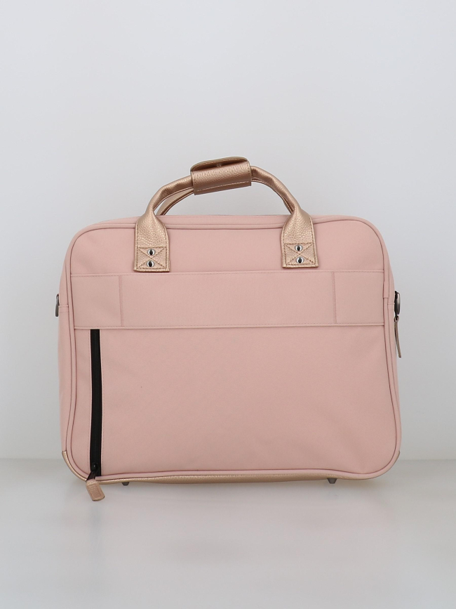 Sacoche ordinateur messenger queretaro rose - Cabaïa