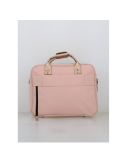 Sacoche ordinateur messenger queretaro rose - Cabaïa