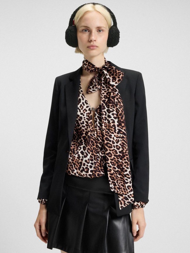 Cache-oreilles claudya noir femme - Hugo