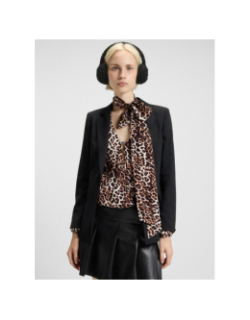 Cache-oreilles claudya noir femme - Hugo