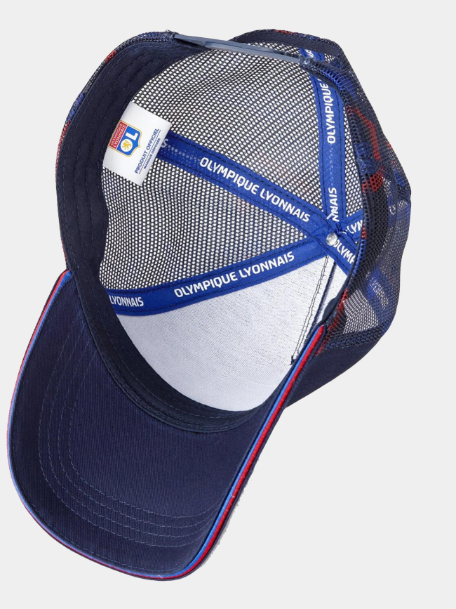 Casquette trucker training fusion bleu marine adulte - Olympique Lyonnais