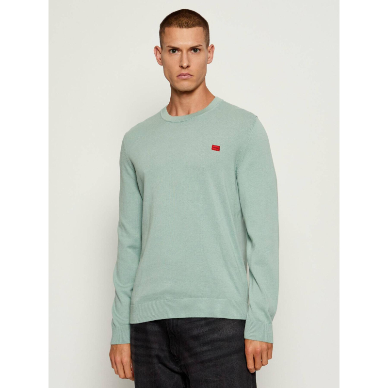 Pull fin san cassius pastel vert homme - Hugo