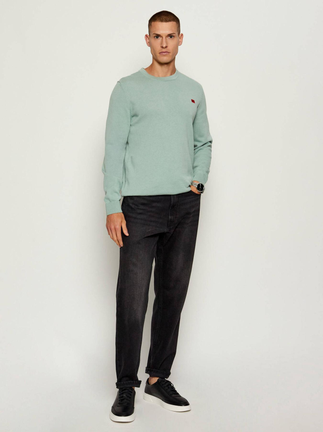 Pull fin san cassius pastel vert homme - Hugo