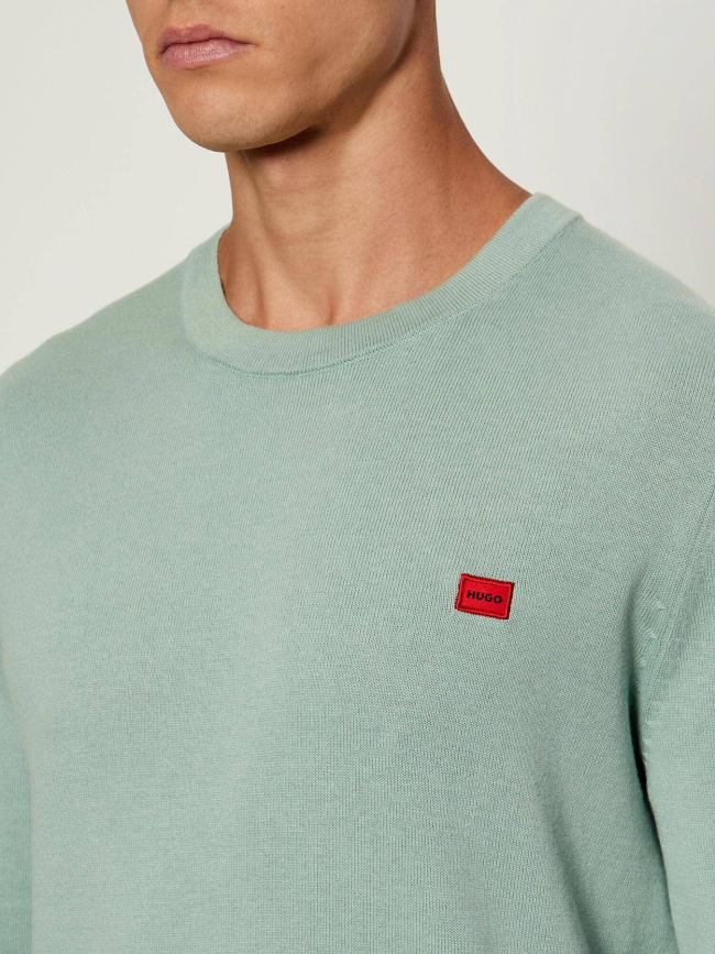 Pull fin san cassius pastel vert homme - Hugo