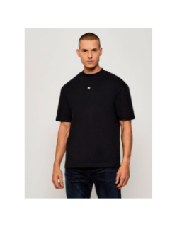 T-shirt à logo métallique danovoti noir homme - Hugo