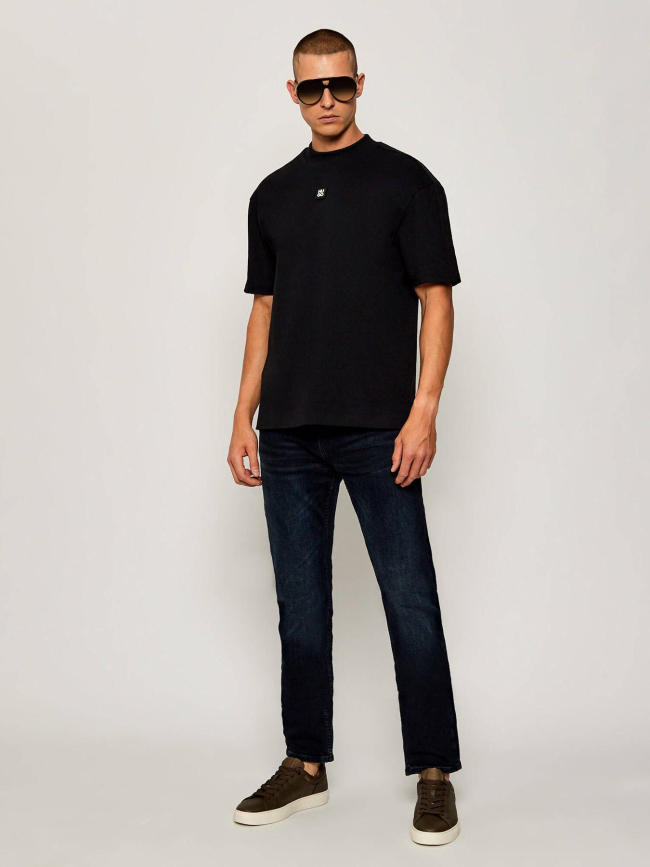 T-shirt à logo métallique danovoti noir homme - Hugo