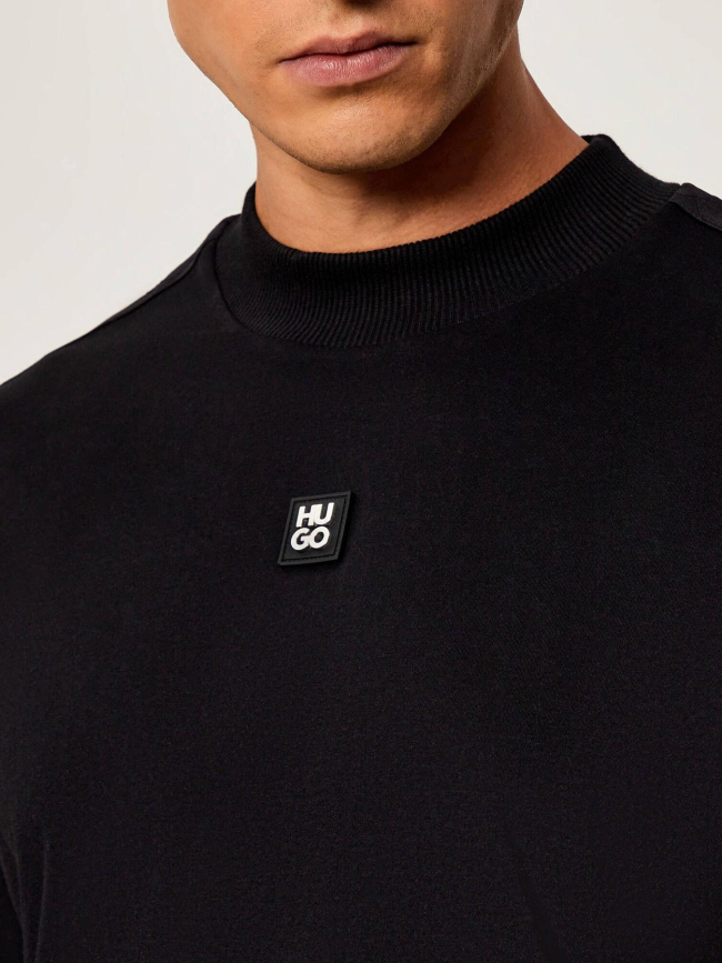 T-shirt à logo métallique danovoti noir homme - Hugo