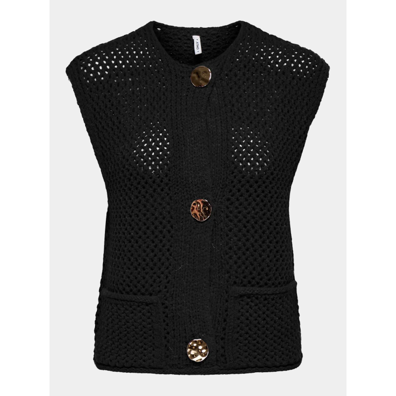 Gilet sans manche solene noir femme - Only