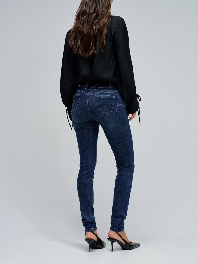 Jean skinny wonder push up bleu femme - Salsa