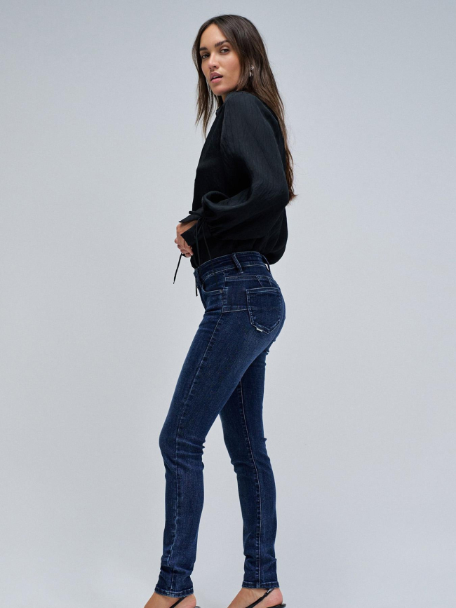 Jean skinny wonder push up bleu femme - Salsa