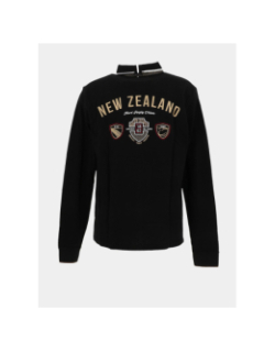 Polo à manches longues kapiti noir homme - Union Black