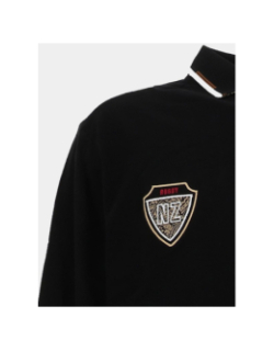 Polo à manches longues kapiti noir homme - Union Black