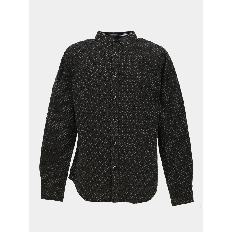 Chemise en popeline à motif noir homme - RMS 26