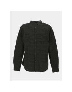 Chemise en popeline à motif noir homme - RMS 26