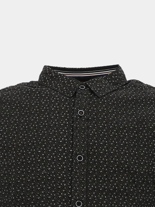 Chemise en popeline à motif noir homme - RMS 26