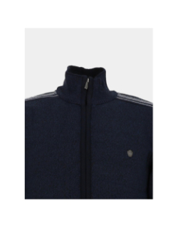 Gilet zippé chiné j12 bleu marine homme - RMS 26