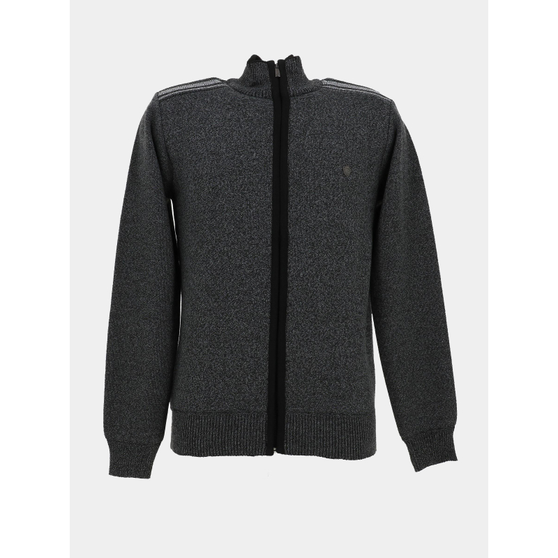 Gilet zippé chiné J12 gris homme - RMS 26