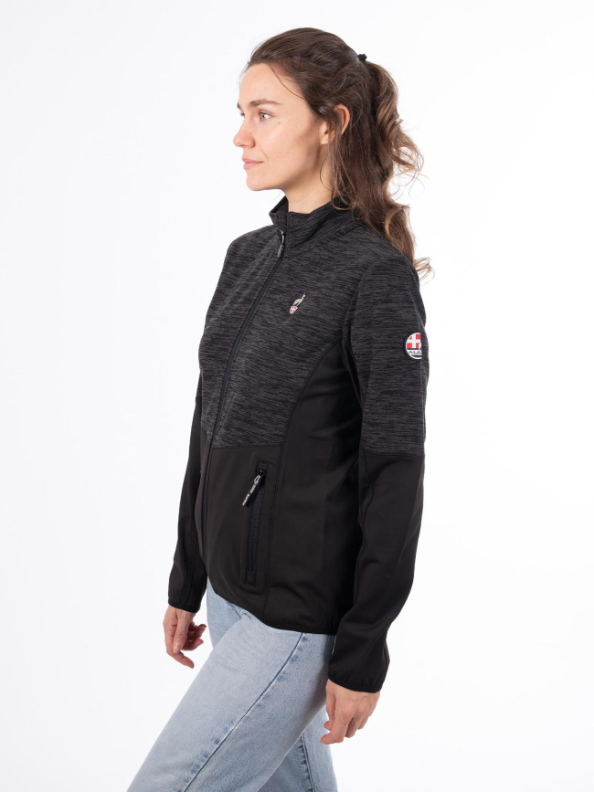 Veste polaire berti noir femme - Aulp