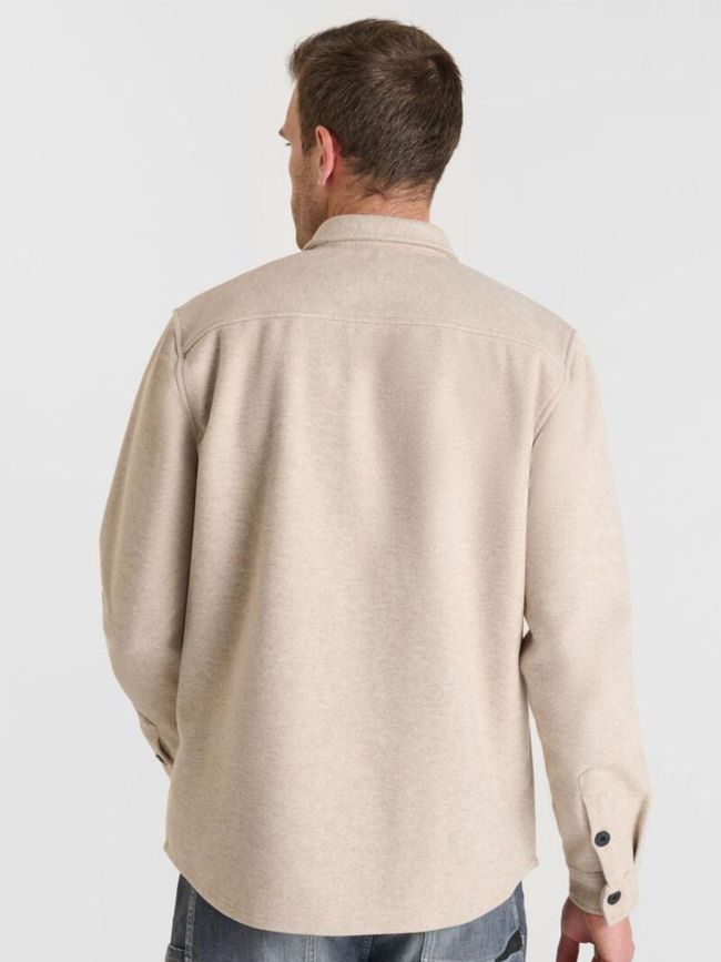 Veste boutonnée rimac beige homme - Le Temps Des Cerises