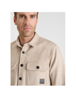 Veste boutonnée rimac beige homme - Le Temps Des Cerises