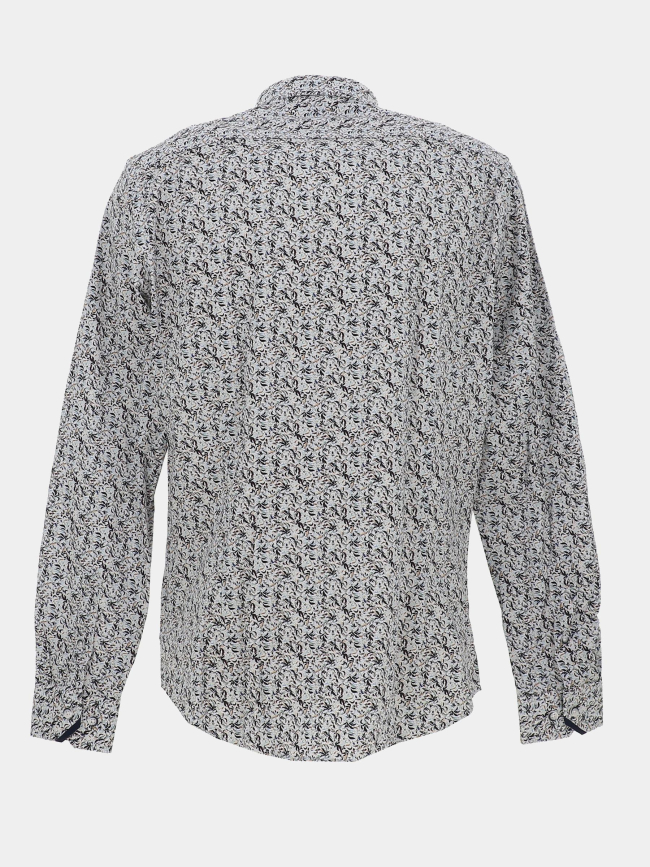 Chemise imprimée lemon blanc homme - Benson & Cherry