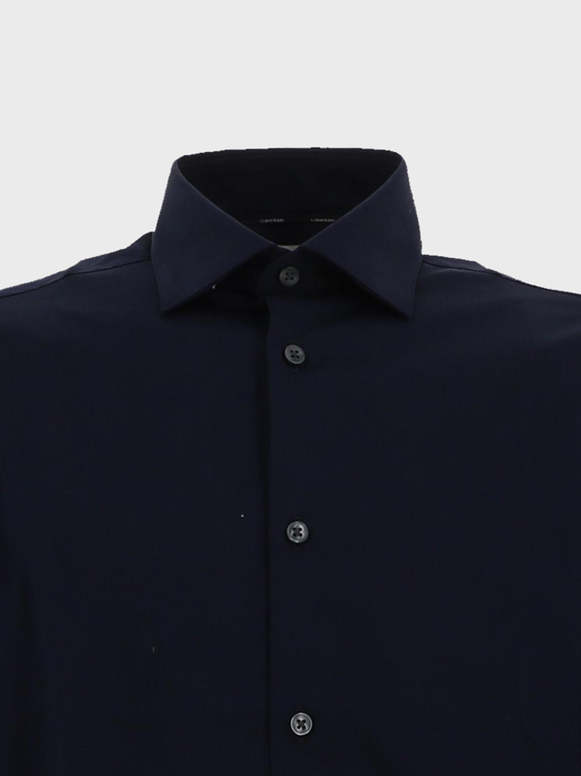 Chemise regular poplin bleu marine homme - Calvin Klein