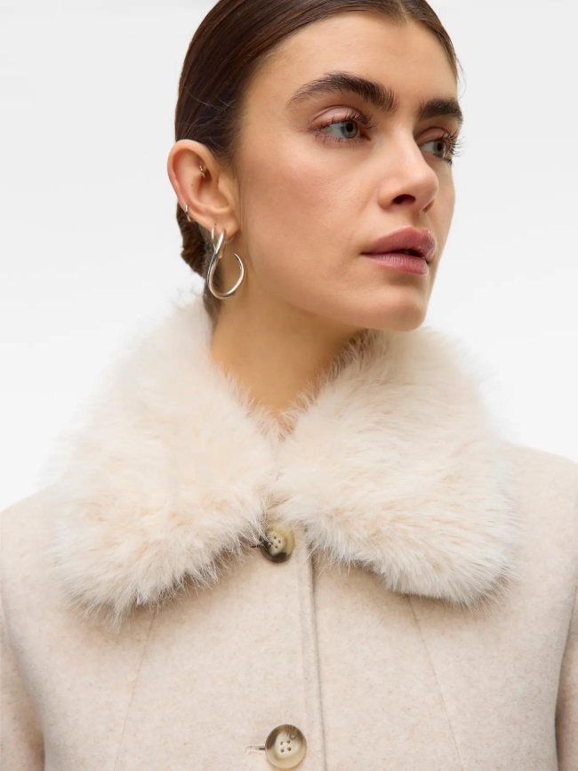 Manteau autumn cozy beige femme - Vero Moda