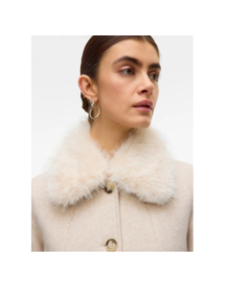 Manteau autumn cozy beige femme - Vero Moda