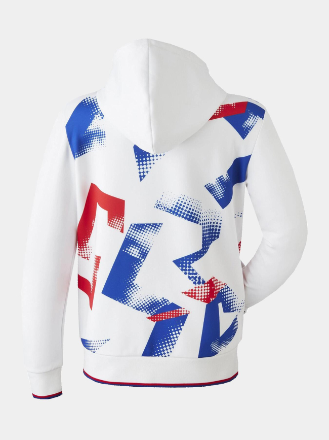 Veste à capuche training fusion blanc homme - Olympique Lyonnais