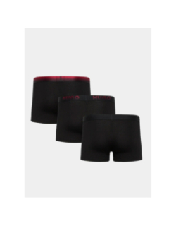 Coffret cadeau 3 boxers en coton spray noir homme - Hugo