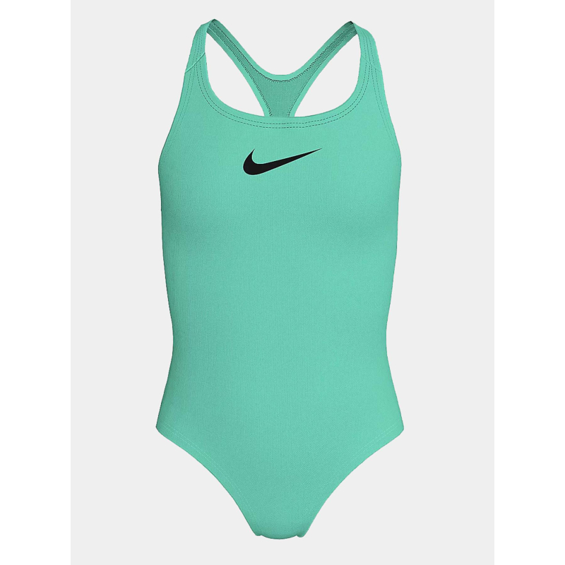 Maillot de bain 1 pièce essential vert fille - Adidas