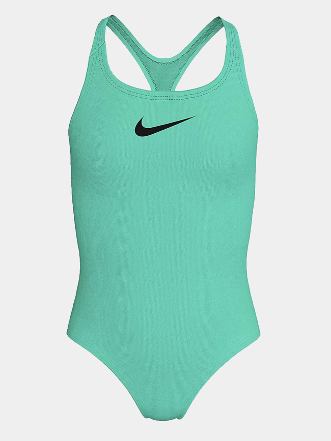 Maillot de bain 1 pièce essential vert fille - Adidas