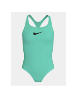 Maillot de bain 1 pièce essential vert fille - Adidas